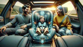 Neue Airbag Technologie Kindersitz für mehr Sicherheit im Auto