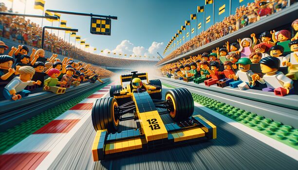 Lando Norris LEGO McLaren Silverstone Rekord – McLaren P1 aus LEGO