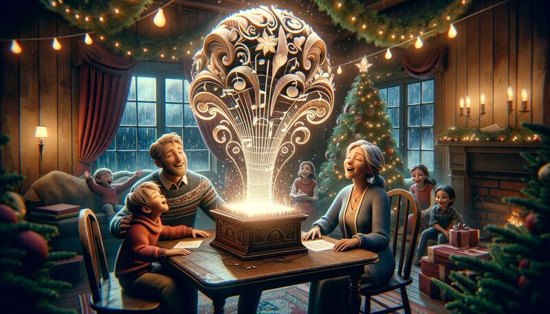 Klingende Weihnachtsbriefmarke: Deutschlands erste singende Briefmarke