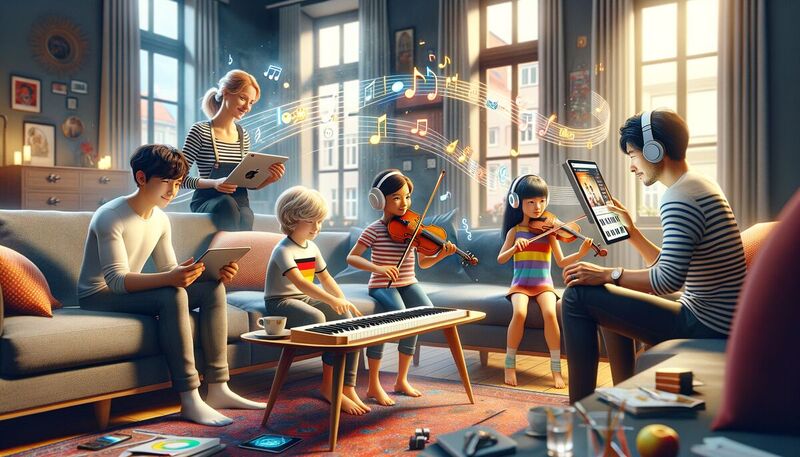Online Musikbildung: Skoove übernimmt Trala – Klavier trifft Geige