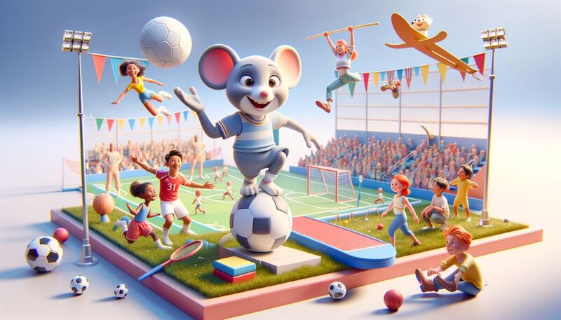 Sportlich durchs Jahr mit der Maus — Bewegungsspaß für Kinder