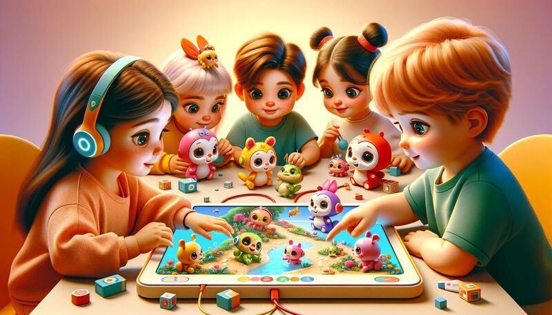 Taktiles digitales Spielzeug für Kinder: Punirunes entdecken